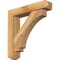 Ekena Millwork Imperial Craftsman Rough Sawn Bracket w/ Offset Brace, Western Red Cedar, 6"W x 28"D x 28"H BKT0604X28X28IMP04RWR - alternate 1